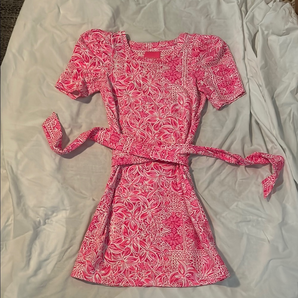 Lilly Pulitzer Pink Floral Mini Dress